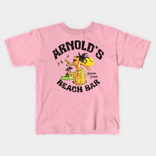 Arnold's Beach Bar // 80s Vocation Kids T-Shirt